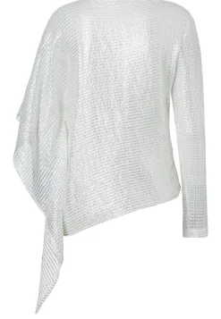 New Ana Alcazar Mesh Top Wahina Weiß