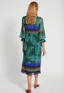 New Ana Alcazar Midikleid Feply Mehrfarbig