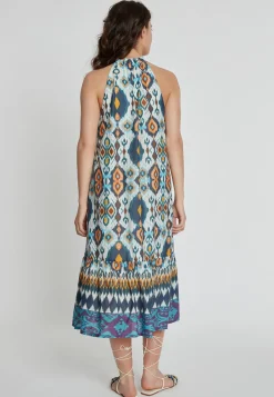 New Ana Alcazar Midikleid Kaini Mehrfarbig