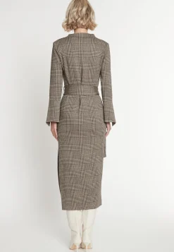 Online Ana Alcazar Midikleid Miale Beige