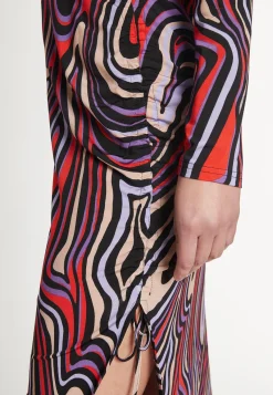 Fashion Ana Alcazar Midikleid Mokyla Mehrfarbig