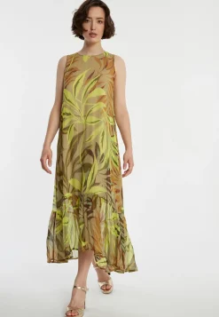 Hot Ana Alcazar Midikleid Zapara Mehrfarbig