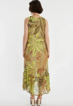 Hot Ana Alcazar Midikleid Zapara Mehrfarbig