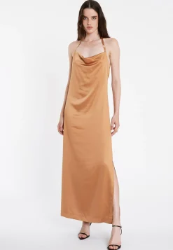 Best Ana Alcazar Neckholderkleid Pahamy Braun