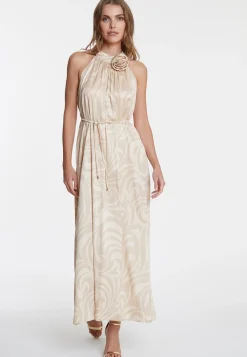 Clearance Ana Alcazar Neckholderkleid Wapina Beige