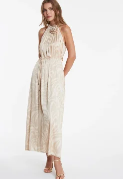 Clearance Ana Alcazar Neckholderkleid Wapina Beige