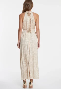 Clearance Ana Alcazar Neckholderkleid Wapina Beige
