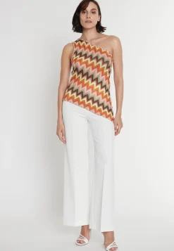 Fashion Ana Alcazar One-Shoulder Top Poesa
