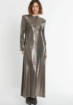 Outlet Ana Alcazar Pailletten Maxikleid Sagaty