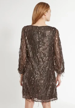 Best Ana Alcazar Paillettenkleid Ecaiby Braun