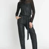 New Ana Alcazar Party Jumpsuit Otasis Schwarz