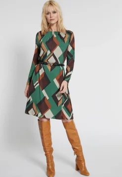 Online Ana Alcazar Printkleid Hipla Grün