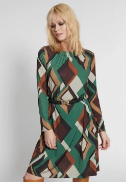 Online Ana Alcazar Printkleid Hipla Grün