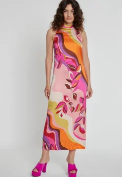 Outlet Ana Alcazar Printkleid Kaffa Mehrfarbig