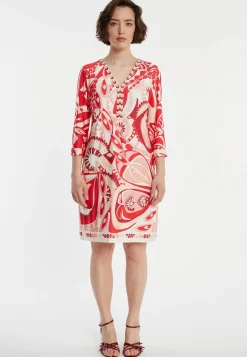 Sale Ana Alcazar Printkleid Zinea Rot