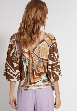 Sale Ana Alcazar Printtop Fisona Braun