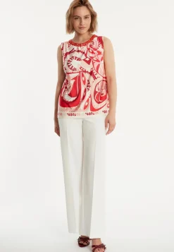 Hot Ana Alcazar Printtop Zinusa Rot