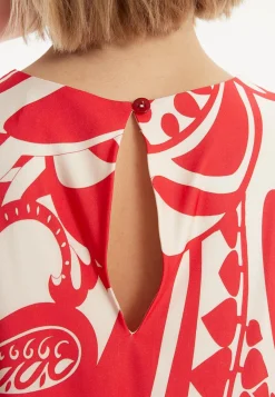 Hot Ana Alcazar Printtop Zinusa Rot