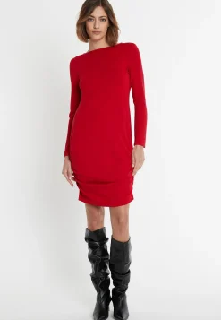 Hot Ana Alcazar Rückenfreies Kleid Sisly Rot