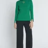 Sale Ana Alcazar Rollkragentop Meolis Grün