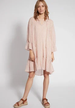 Fashion Ana Alcazar Rüschenkleid Fafone Rosa