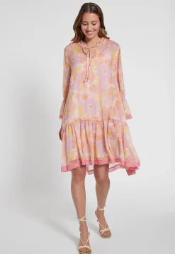 Outlet Ana Alcazar Rüschenkleid Gorgy Rosa