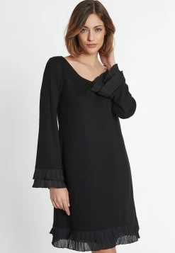 Sale Ana Alcazar Rüschenkleid Sipora Schwarz