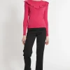 New Ana Alcazar Rüschenpullover Ewassy