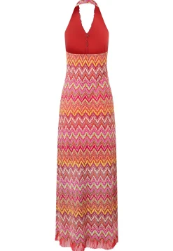 Clearance Ana Alcazar 70's Maxikleid Polora Mehrfarbig
