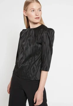 Online Ana Alcazar Satin Top Ehrana Schwarz