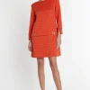Outlet Ana Alcazar Sixtieskleid Savana Orange