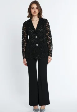 Sale Ana Alcazar Spitzenblazer Saha Schwarz