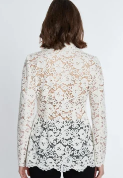 Best Ana Alcazar Spitzenblazer Sahaba Offwhite
