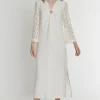 Best Ana Alcazar Spitzenkaftan Pagyla Offwhite
