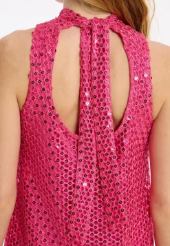 Fashion Ana Alcazar Spitzenkleid Zadena Pink