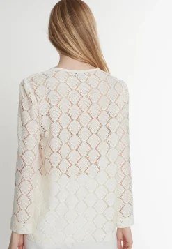 Discount Ana Alcazar Spitzentop Pagomi Offwhite