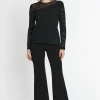Discount Ana Alcazar Spitzentop Saiba Schwarz