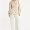 Discount Ana Alcazar Spitzentop Zakora Beige