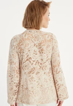 Discount Ana Alcazar Spitzentop Zakora Beige