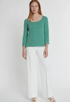 Fashion Ana Alcazar Top Kafora Grün