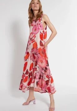 Hot Ana Alcazar Volantkleid Fedori Rosa