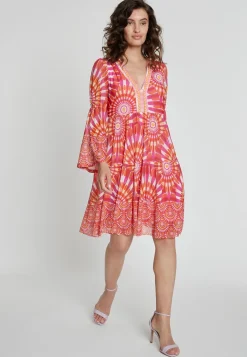 Clearance Ana Alcazar Volantkleid Kessi Mehrfarbig