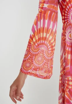 Clearance Ana Alcazar Volantkleid Kessi Mehrfarbig