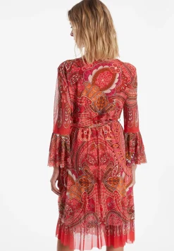 Sale Ana Alcazar Volantkleid Zevora Rot