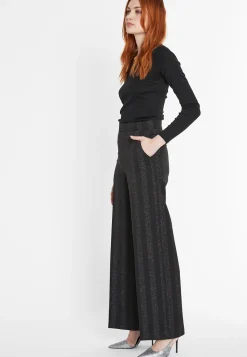 Fashion Ana Alcazar Weite Hose Samsa Schwarz