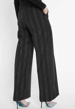 Fashion Ana Alcazar Weite Hose Samsa Schwarz